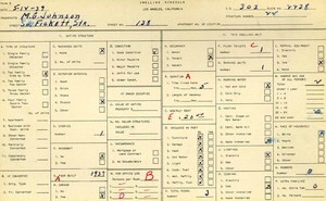 WPA household census for 138 S FICKETT, Los Angeles