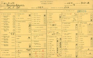 WPA household census for 1320 W 5TH ST, Los Angeles