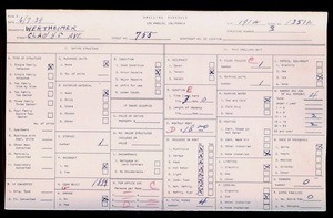 WPA household census for 755 GLADYS, Los Angeles
