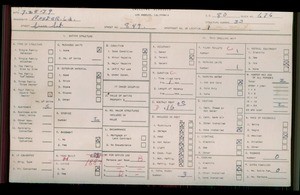 WPA household census for 849 W SUNSET BLVD, Los Angeles