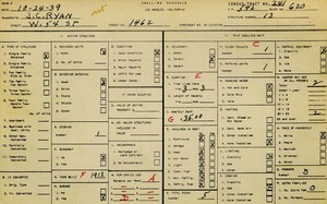 WPA household census for 1462 W 54TH, Los Angeles