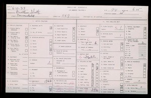 WPA household census for 247 S CARONDELET, Los Angeles