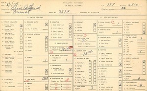 WPA household census for 3529 GARNET, Los Angeles