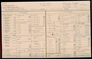 WPA household census for 210 W 43 PL, Los Angeles County