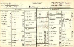 WPA household census for 847R 66TH STREET, Los Angeles County