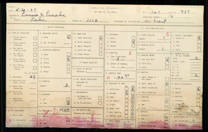 WPA household census for 1110 S LAKE STREET, Los Angeles