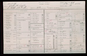 WPA household census for 610 W 109 ST, Los Angeles County