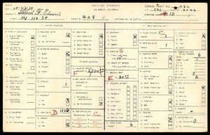 WPA household census for 406 WEST 110TH STREET, Los Angeles County