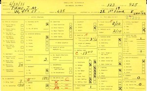 WPA household census for 625 W 4TH, Los Angeles
