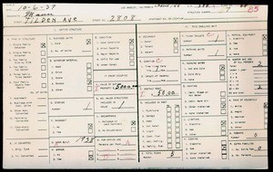 WPA household census for 2808 TILDEN, Los Angeles