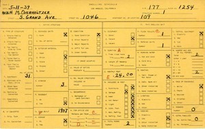 WPA household census for 1046 S GRAND, Los Angeles