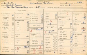 WPA household census for 619 SOUTH LA VERNE AVE, Los Angeles County