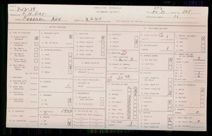 WPA household census for 2240 FEDERAL, Los Angeles