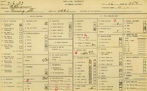 WPA household census for 1431 EWING, Los Angeles