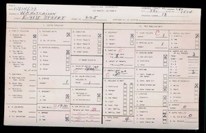 WPA household census for 225 E 91ST STREET, Los Angeles County