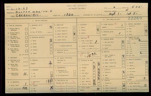 WPA household census for 1330 CARROLL AVENUE, Los Angeles