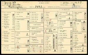 WPA household census for 1441 WASHINGTON BLVD, Los Angeles
