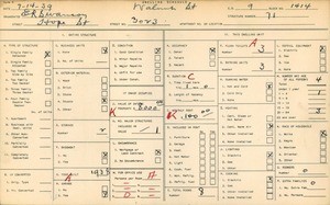 WPA household census for 3023 HOPE ST, Los Angeles County