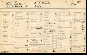 WPA household census for 322 SOUTH JUDIANA STREET, Los Angeles County