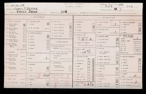 WPA household census for 336 KNOLL DR, Los Angeles County