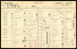 WPA household census for 613 EAST 27TH STREET, Los Angeles