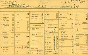 WPA household census for 919 1/2 McDONALD AVE, Los Angeles County