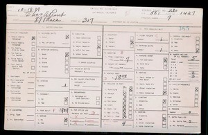 WPA household census for 317 E 87TH PLACE, Los Angeles County