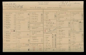 WPA household census for 842 W 83RD ST, Los Angeles County