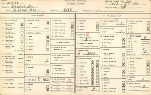 WPA household census for 4123 NAOMI AVENUE, Los Angeles County
