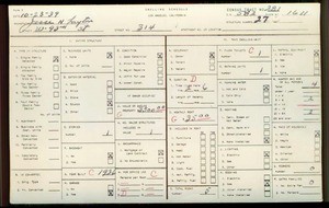 WPA household census for 314 W 93RD STREET, Los Angeles County