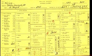WPA household census for 345 S HOPE, Los Angeles