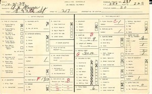 WPA household census for 217 E 43RD, Los Angeles