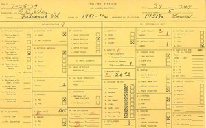 WPA household census for 1451 FAIRBANKS, Los Angeles