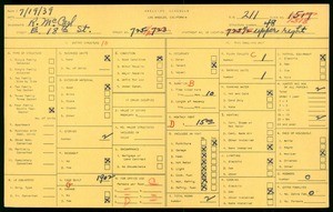 WPA household census for 725 1/2 EAST 18TH STREET, Los Angeles