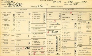WPA household census for 1250 E 43RD, Los Angeles