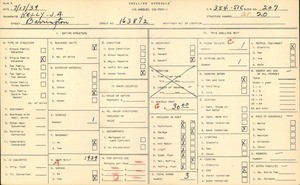 WPA household census for 1638 1/2 BARRINGTON AVE, Los Angeles