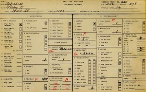 WPA household census for 1103 W 54TH, Los Angeles