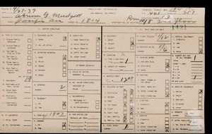 WPA household census for 1814 PACIFIC, Los Angeles County