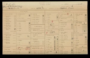 WPA household census for 1322 W 17TH, Los Angeles