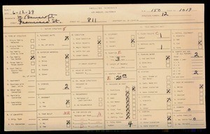 WPA household census for 811 FRANCISCO ST, Los Angeles