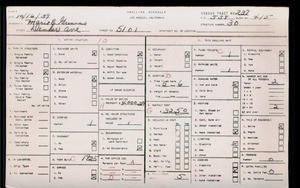 WPA household census for 5101 DENKER AVENUE, Los Angeles County