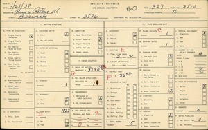 WPA household census for 3576 BESWICK STREET, Los Angeles