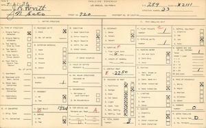 WPA household census for 720 N. SOTO ST, Los Angeles