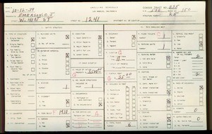 WPA household census for 1241 W 41ST STREET, Los Angeles County