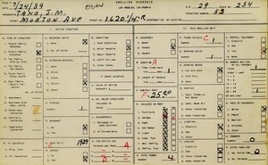 WPA household census for 1620 MORTON, Los Angeles