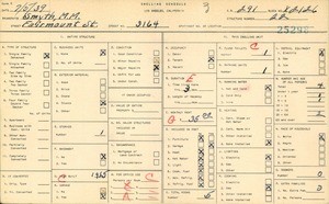 WPA household census for 3164 FAIRMOUNT ST, Los Angeles