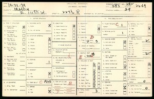 WPA household census for 227 1/2 EAST 111TH STREET, Los Angeles County