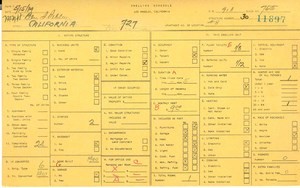 WPA household census for 727 CALIFORNIA, Los Angeles