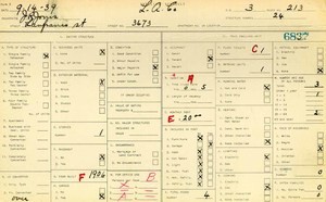 WPA household census for 3673 LANFRANCO