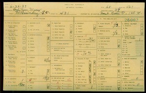 WPA household census for 431 N BEAUDRY AVE, Los Angeles